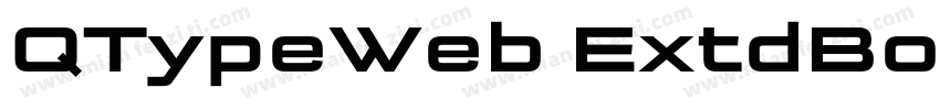 QTypeWeb ExtdBold W03 Regular字体转换